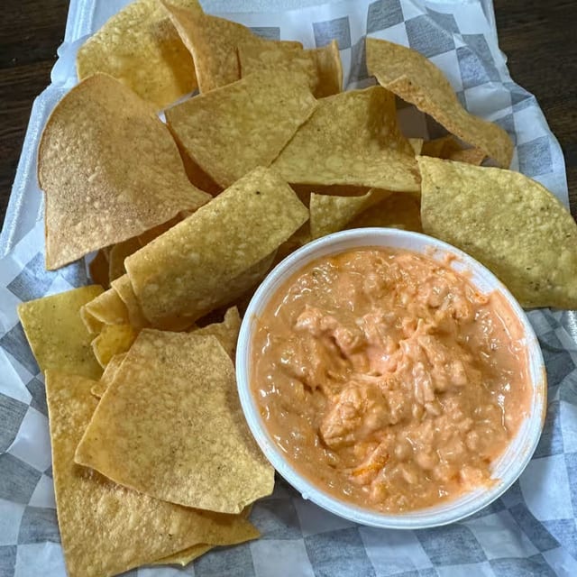 Benchwarmer Buffalo Chicken Dip.